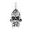 Miniature : Pendentif Argent "Gentleman Moustaches"