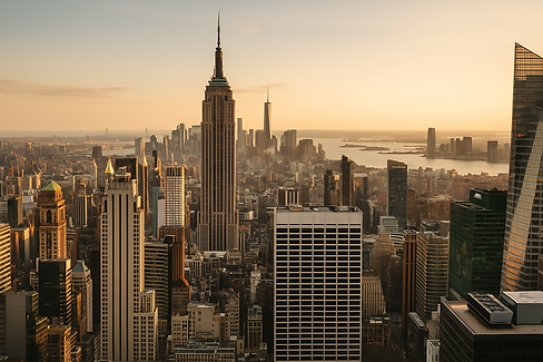 New York Dinner date skyline
