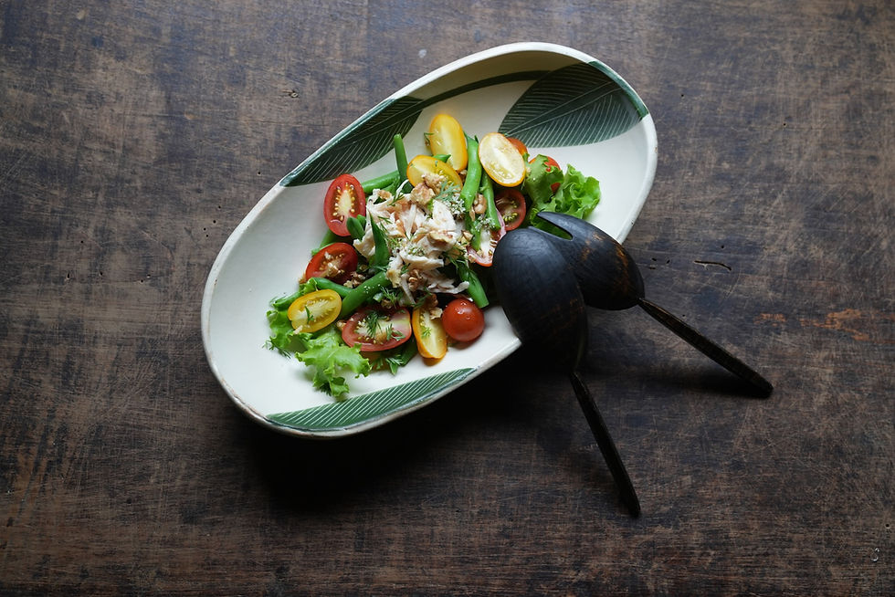 Thumbnail: banana leaf boat dish (L, white background)