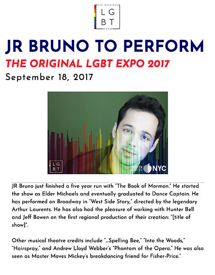 LGBT EXPO- JR Bruno Feature- September 2