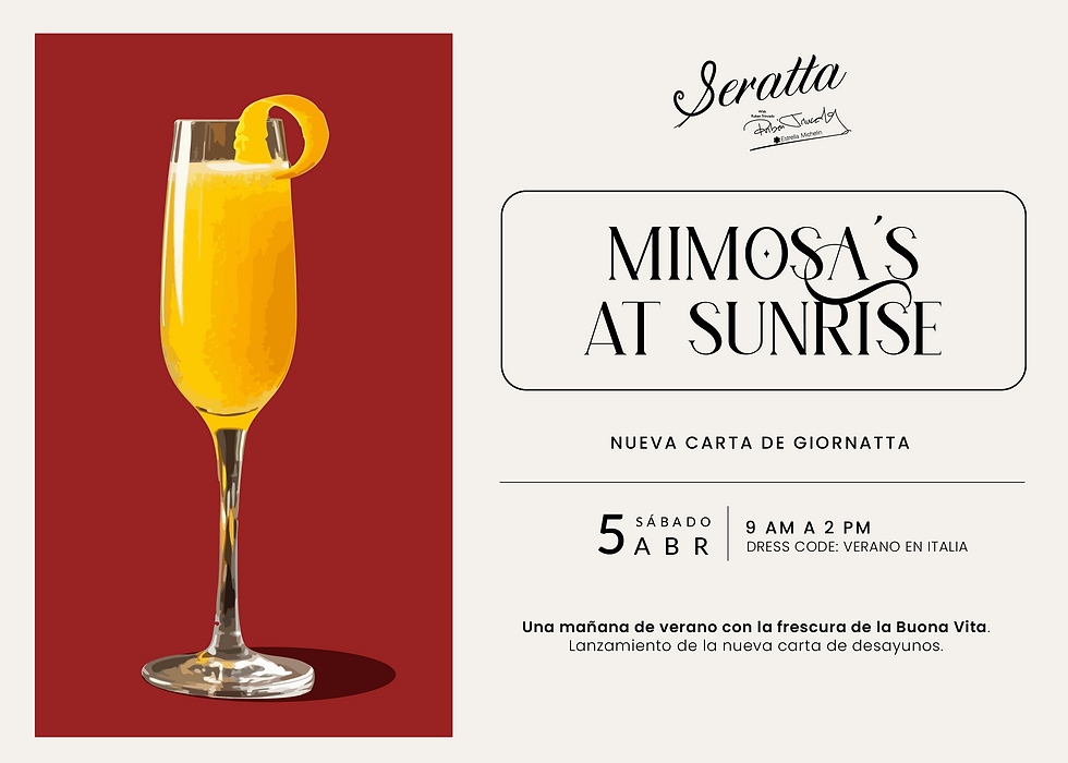 MIMOSA´S AT SUNRISE - SERATTA