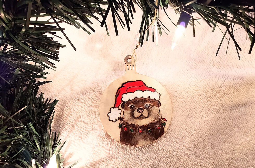 Have an Otterly Great Holiday Ornament