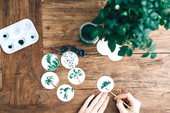 Artistic Plant Painting