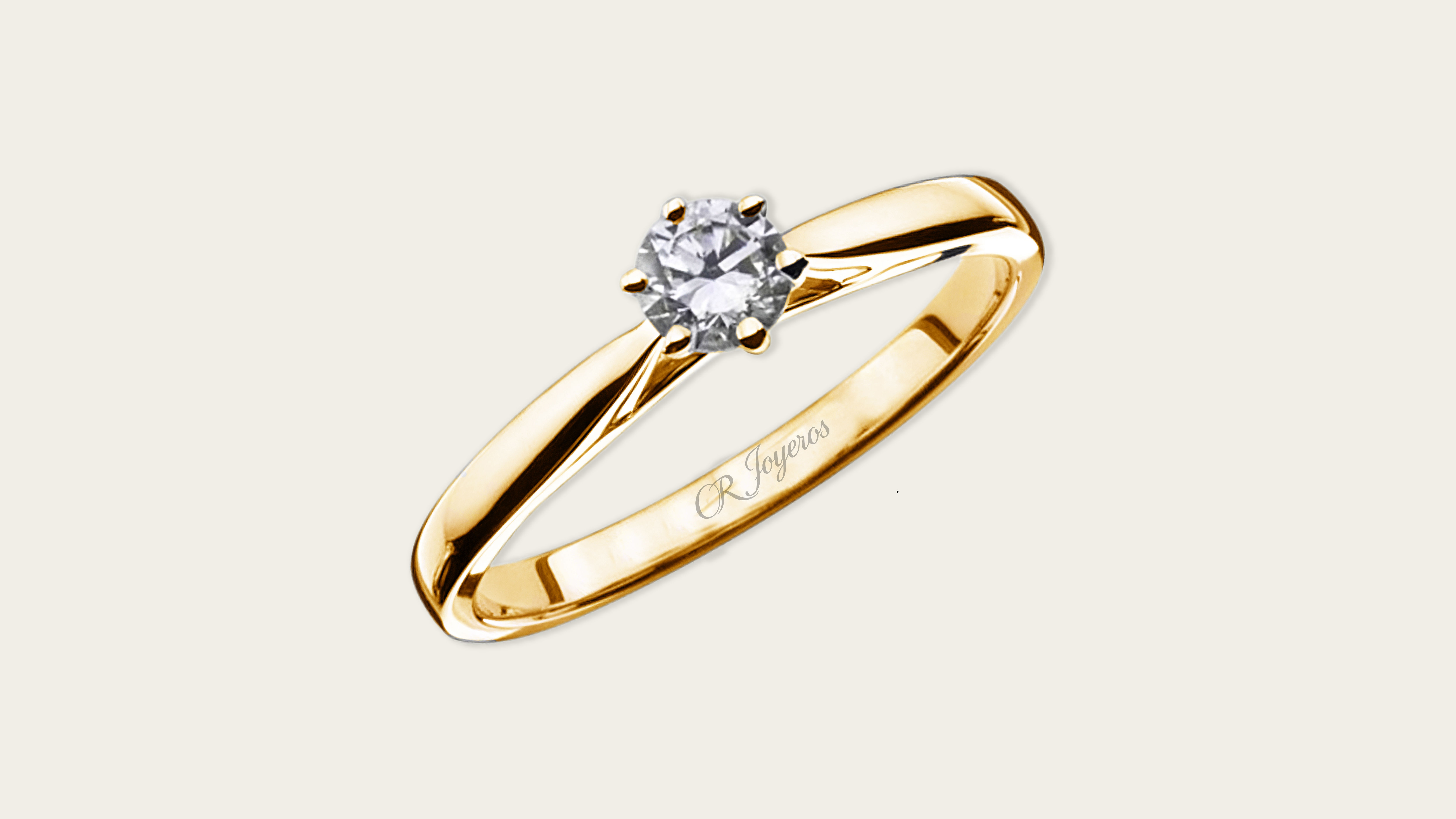 Anillo de Compromiso Oro18k