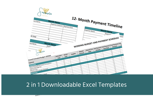 wedding budget payment timeline