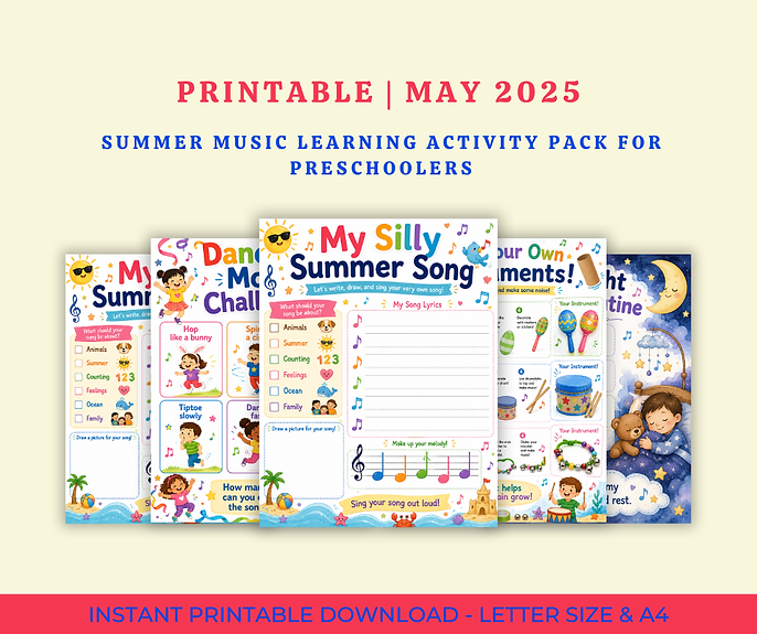 Summer Music Learning Activity Pack for Preschoolers png.png