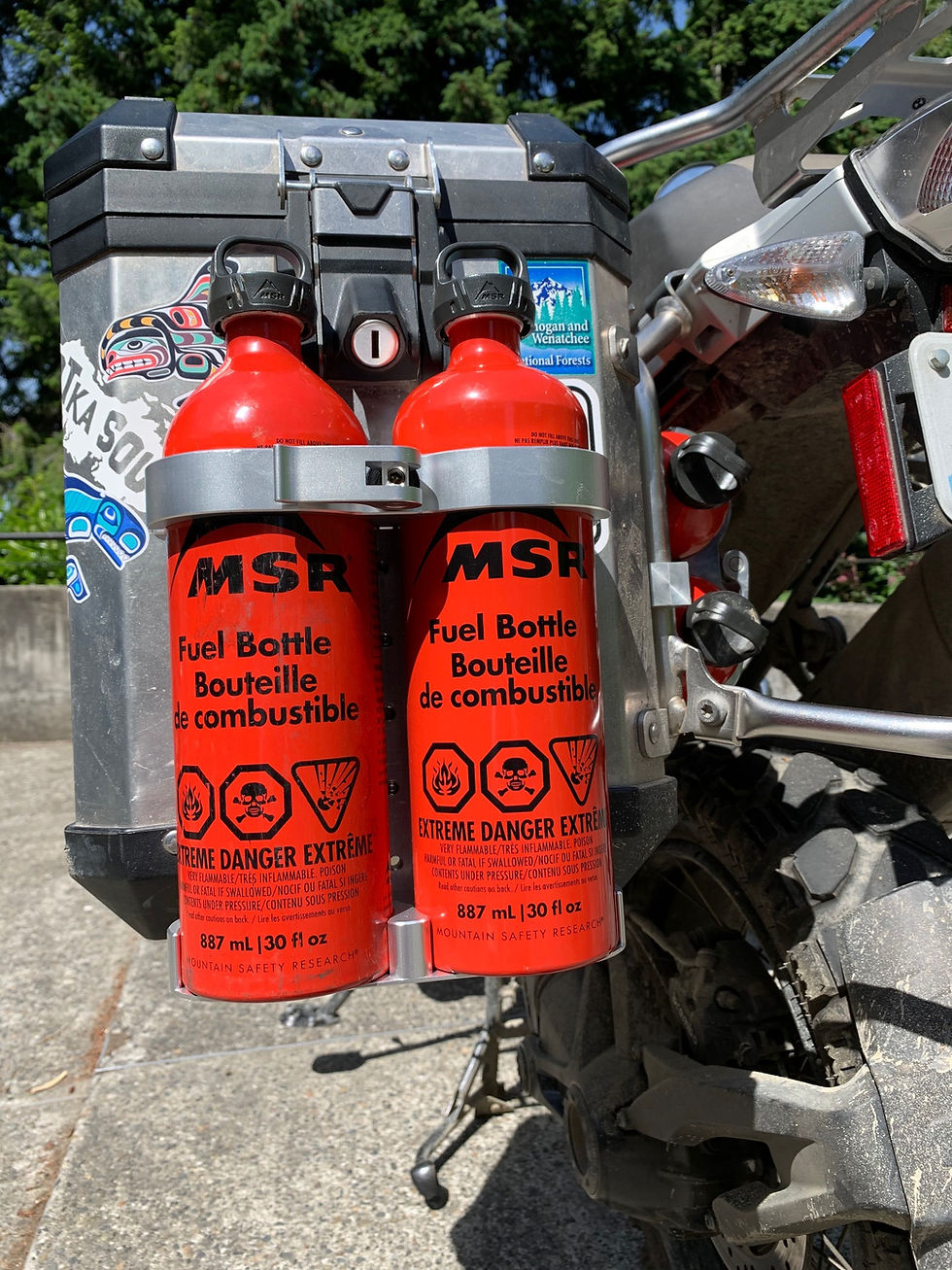 RAD Universal Dual MSR Fuel Bottle/Tool Storage Canister Mount Any