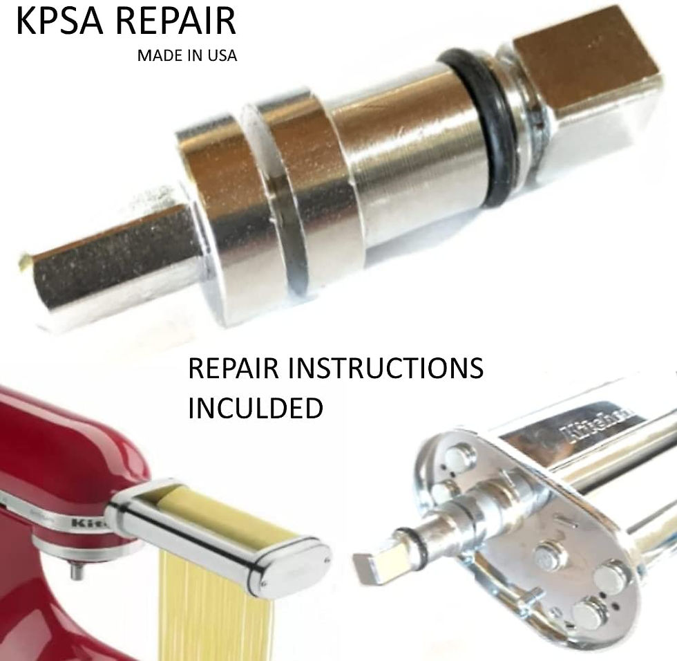Thumbnail: KPSA Repair Shear Shaft Coupler for KitchenAid KSMP Series Pasta Attachment (2)