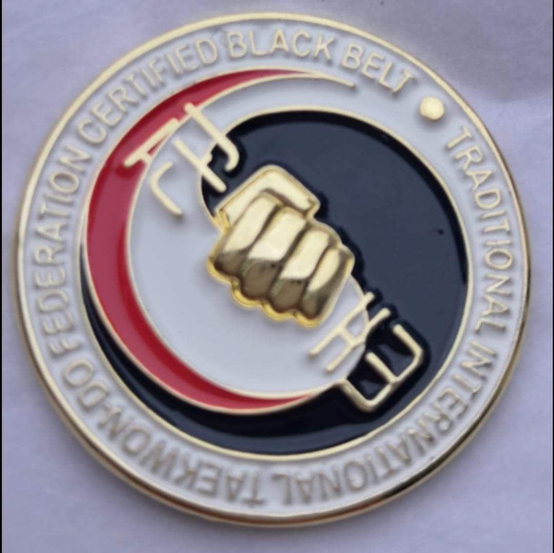 Black Belt Lapel Pin
