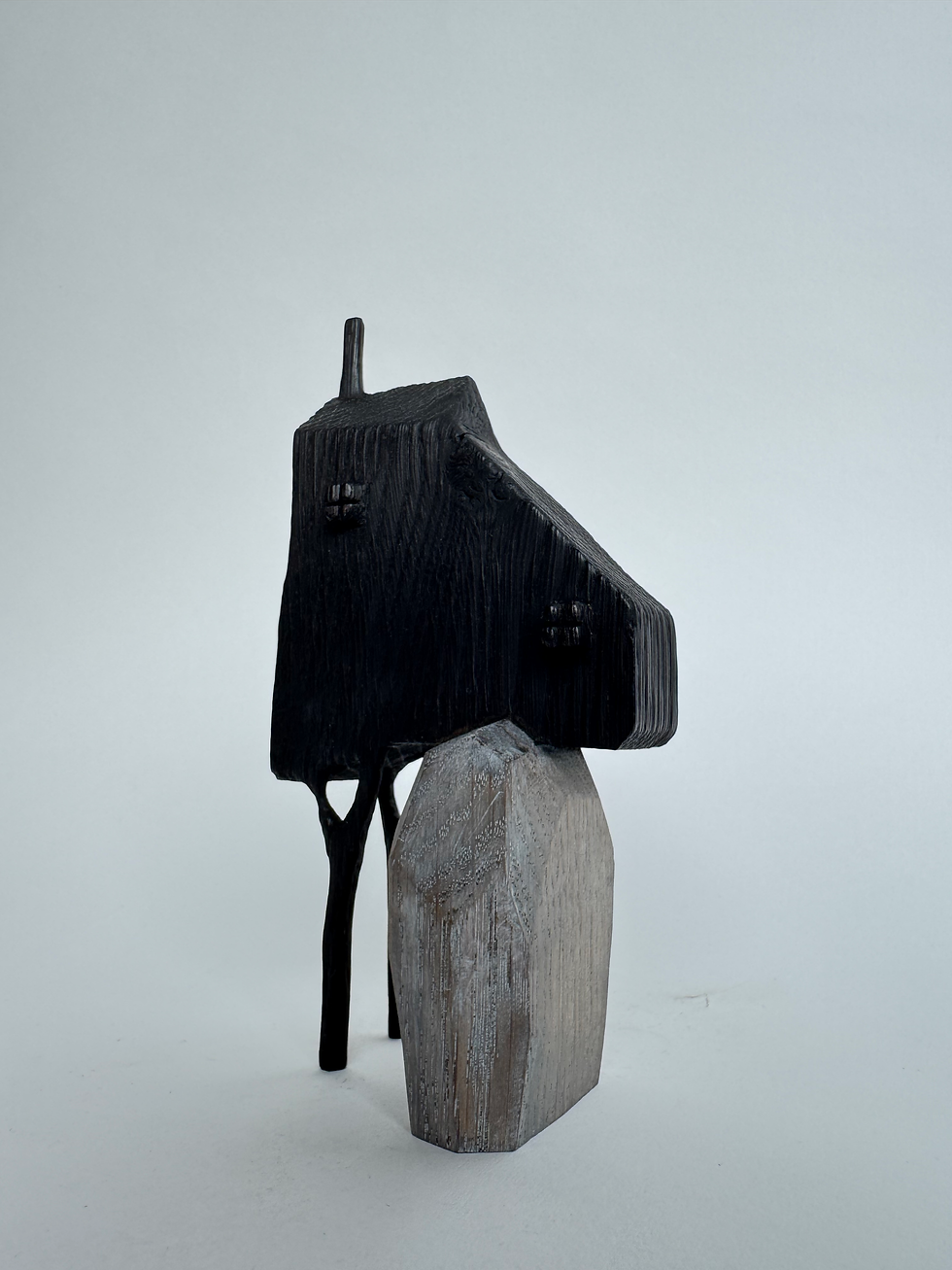 Thumbnail: Charcoal house on the rock