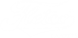 Schriftzug in Schwarz mit Schnürchenschrift "Fletco", das "F" besonders gross und schön geschwungen, unten schwarz "Carpets" 