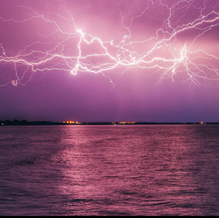 thunder, lightening, ambience, ambient, relaxation, rainy day, ocean waves, ocean, thunderstorm, t storms, tranquil, asmr