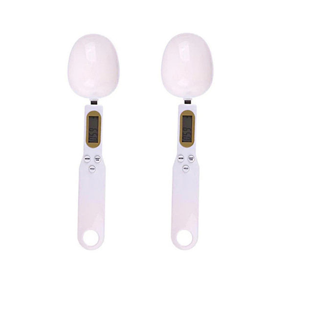 Thumbnail: Mini Spoon Scale Digital Kitchen Scale Electronic LCD Food Scale 0.1-500g Cookin