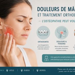 Douleurs de mâchoire et traitement orthodontique : quel lien avec l’ostéopathie ?