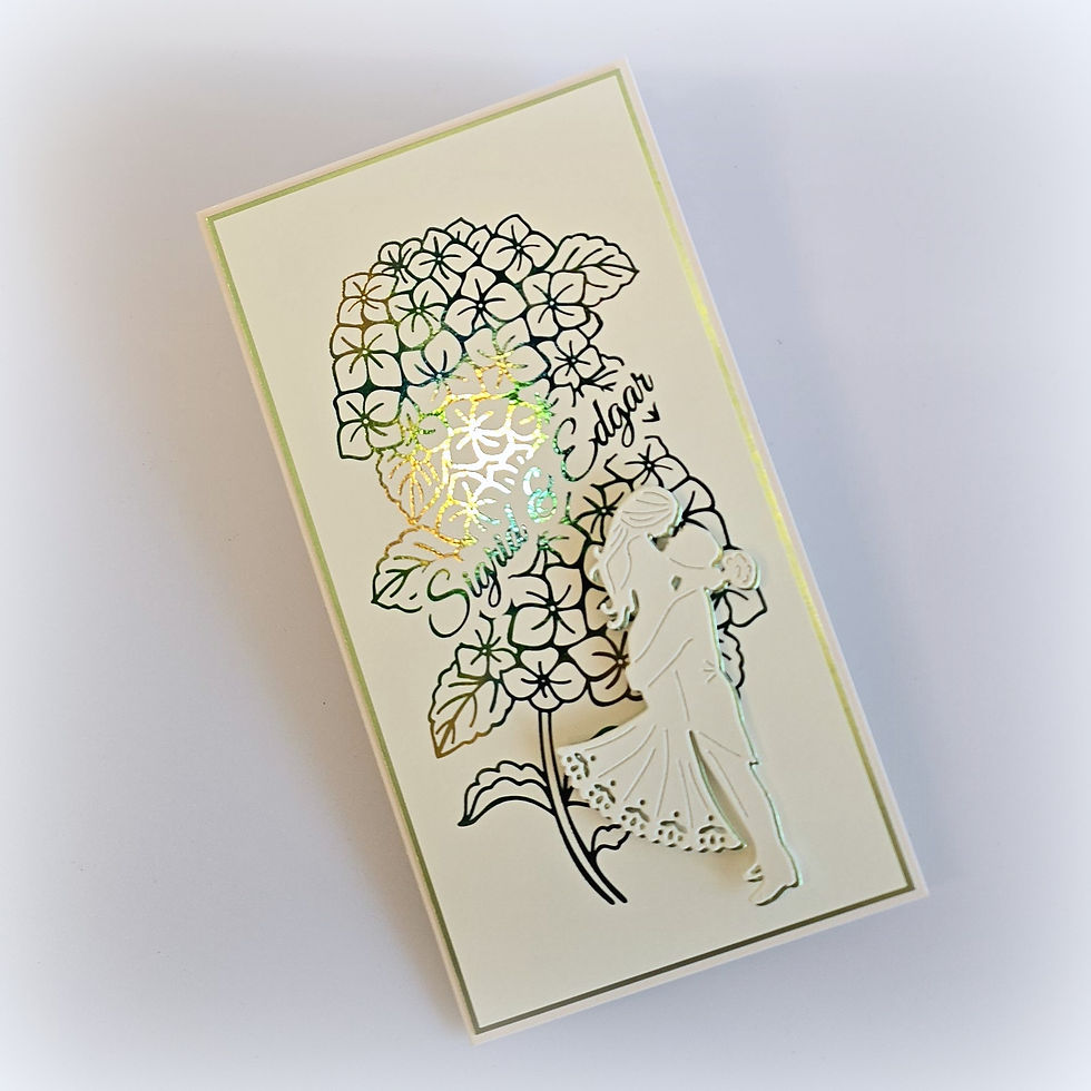 Thumbnail: Õnnitluskaart "Foily Wed"