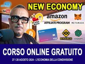 NEW SHARING ECONOMY: Come Lavorare e Guadagnare Online 🚀 Corso Gratuito, Partecipa Ora!
