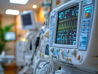 Image of medical monitors