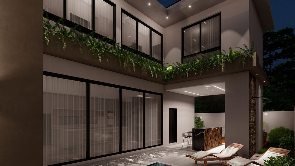 Thumbnail: Casa de 4 suítes - 376 m²- Casa na planta - Vivapark fase 1