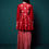Thumbnail: Surkh Peplum Kurta And Sharara Set