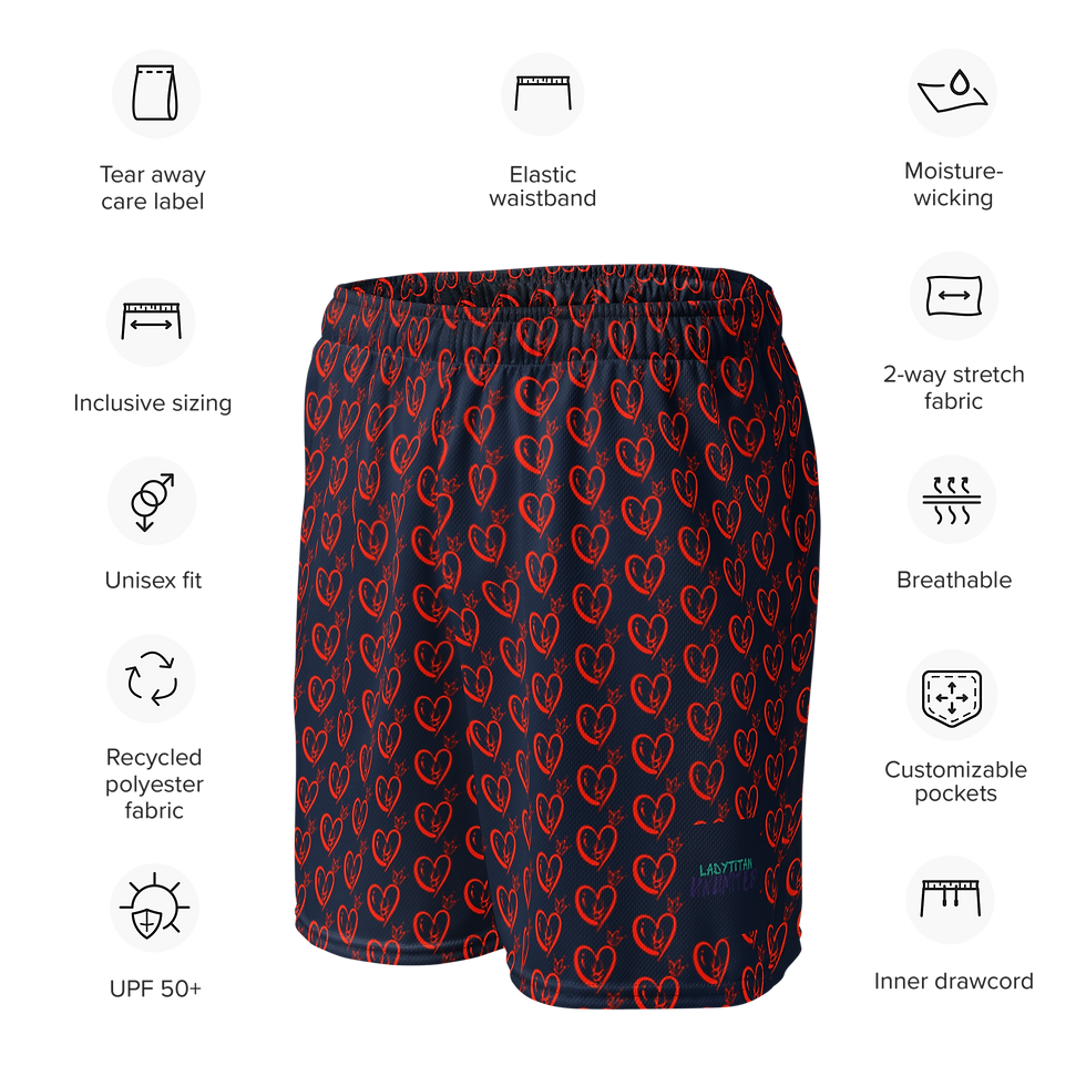 Thumbnail: Kween of Hearts Ball shorts