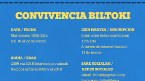 Vuelta del curso y convivencia marzo