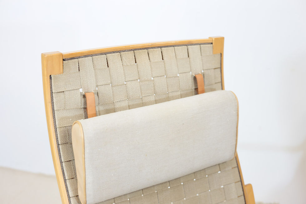 Miniature : Fauteuils et Ottoman Finn Ostergaard