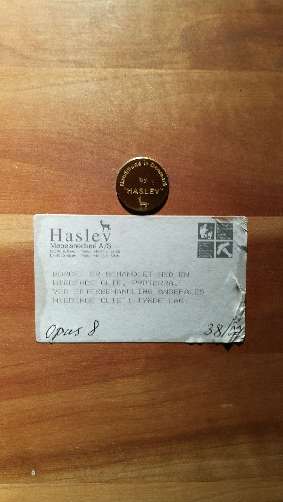 Miniature : Table basse Haslev Mobelsnedkeri Opus 8 designers Nissen & Gehl