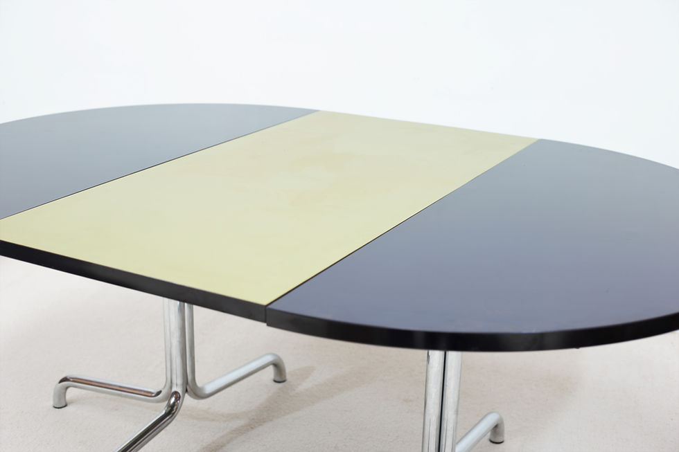Miniature : Table à manger Thonet rallonge Bi-color