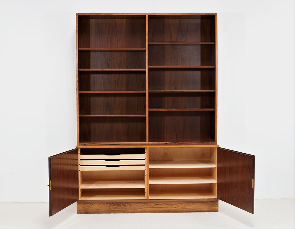 Miniature : Buffet/Bibliothèque Carlo Jensen en Palissandre