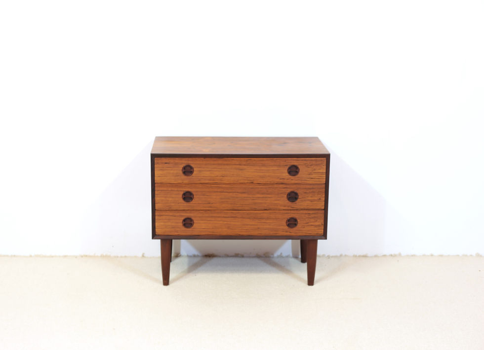 Miniature : Commode danoise en Palissandre