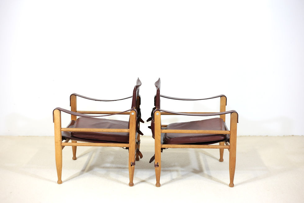 Miniature : fauteuils Safari Aage Bruun & Søn