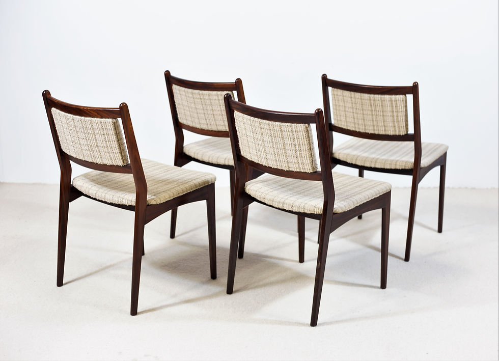 Miniature : Chaises Erling Torvits en Palissandre