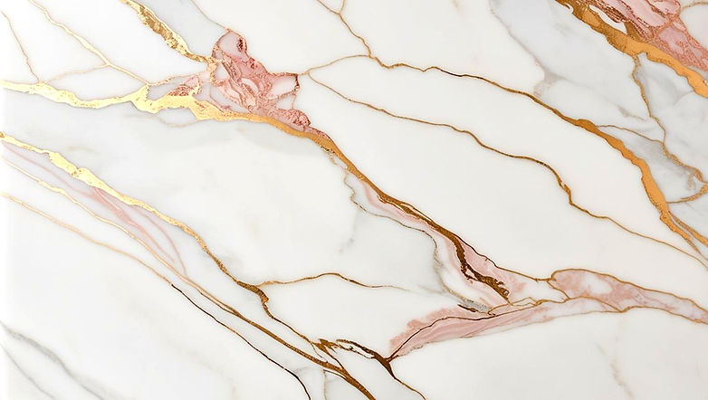 sfondo elegante e lussuoso in marmo bianco con venature oro e rosa. lucido e raffinato._ed