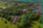 Aerial view of a leafy suburb in the Uk, the types of environments ARB Innovators provide Arboricultural Consultancy.