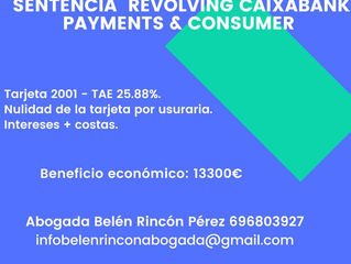 Abogado Granada tarjetas revolving Caixabank