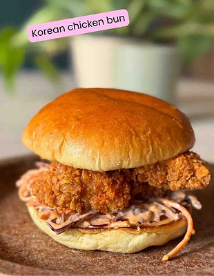 Common Food Catering Korean Chicken Bun