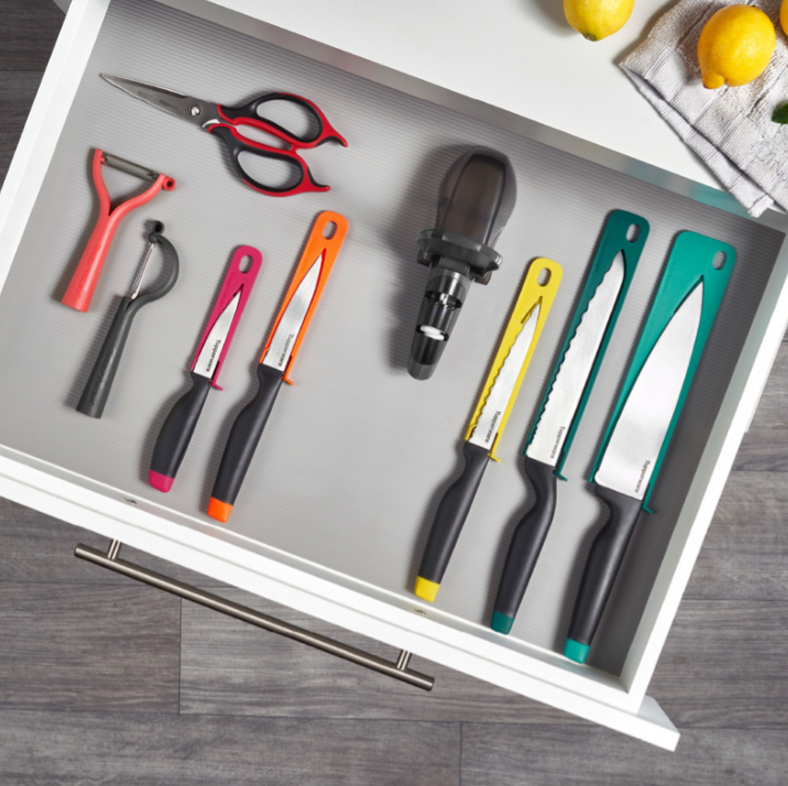 Miniatură: Cuțit legume/fructe A-series cu teacă