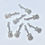 Thumbnail: TIbetan Silver Electric Bass Guitar Music Instrument Charms Pendants 32mm