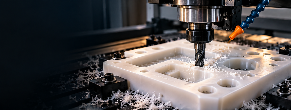 CNC Milling White Plastic Block.png