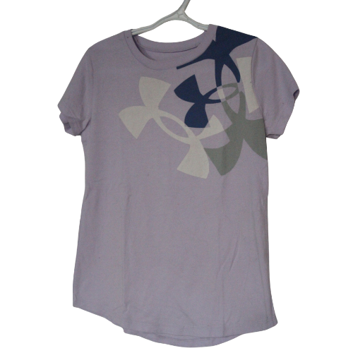 Under Armour Light Purple Logo Tshirt Size Youth XS