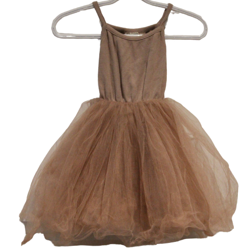 Dudu Cream Blush Tank with Tutu Skirt Dress Size 12-18m
