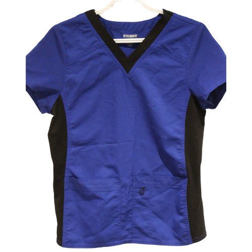 Scrubstar Royal Blue Scrub Top Size S