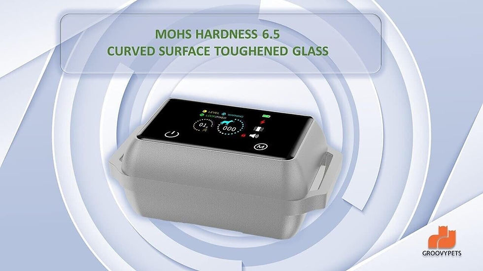 Thumbnail: Touchscreen Auto Anti Bark Dog Collar, Rechargeable Waterproof Barking Control