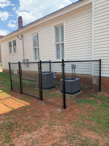 Chain-Link HVAC Fence Installation | Fairfield County Government Complex