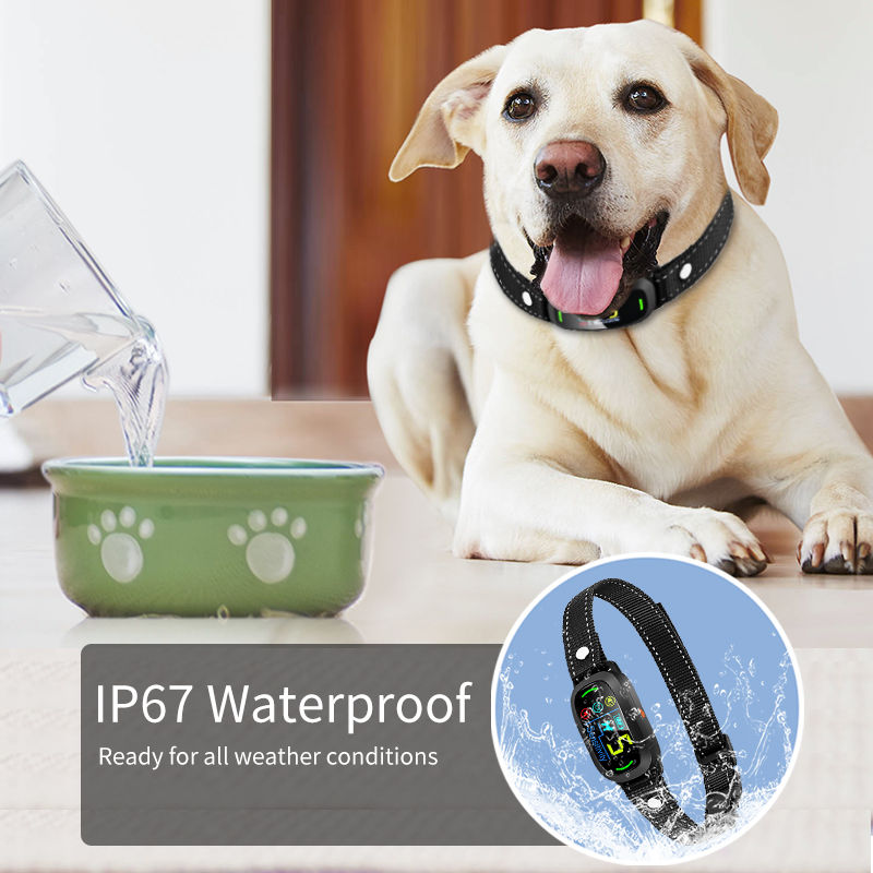Thumbnail: GROOVYPETS Automatic No Bark Dog Training Collar Waterproof Barking Terminator