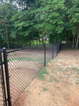 Black Chain Link Playground Fence | Little Fox Academy Lancaster, SC