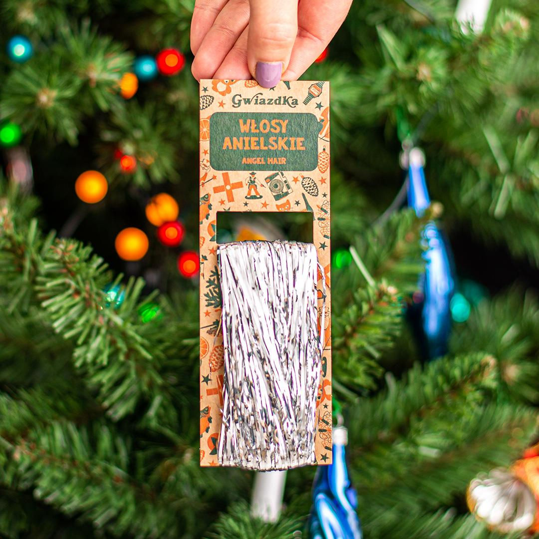 Włosy anielskie - srebrne