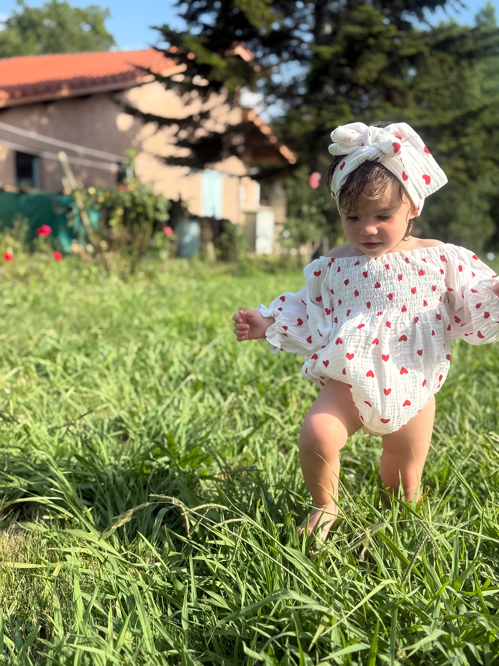 Miniature : Barboteuse cœur 