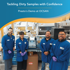 Extracting Wastewater Samples on the Presto