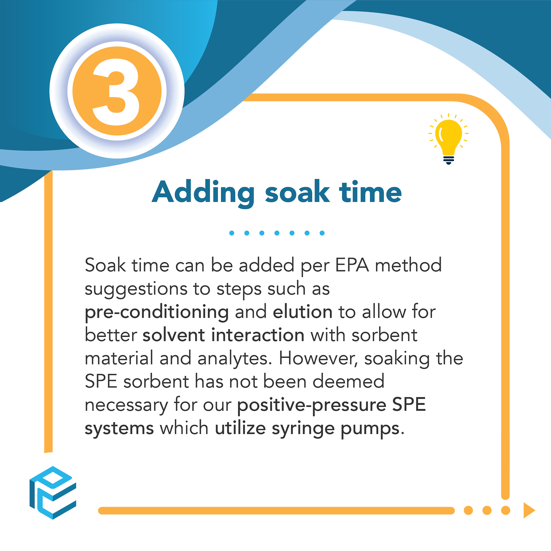 Add soak time